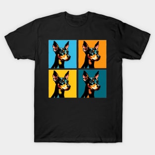 Manchester Terrier Dog Pop Art - Dog Lovers T-Shirt